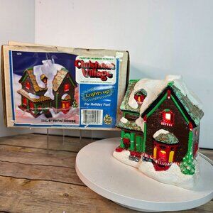 Christmas Village 6" Farm House Paint-By-Number Kit By Wee Crafts